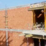 Szalunki tracone TKR na budowie w Sosnowcu